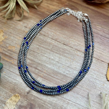 Load image into Gallery viewer, Sterling Silver Pearl & Gemstone Cube Necklace — Pick Your Favorite