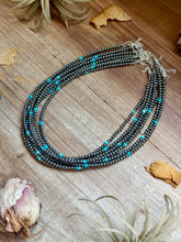 Load image into Gallery viewer, Sterling Silver Pearl & Gemstone Cube Necklace — Pick Your Favorite