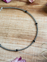 Load image into Gallery viewer, Sterling Silver Pearl & Black Onyx Necklace – 15”