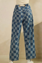 Load image into Gallery viewer, Checkered Edge Denim
