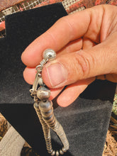 Load image into Gallery viewer, 20” Bryannen Halwood Sterling Silver Navajo Pearl Necklace
