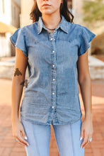 Load image into Gallery viewer, Skyline Mesa Denim Pearl Snap
