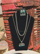 Load image into Gallery viewer, 20” Bryannen Halwood Sterling Silver Navajo Pearl Necklace
