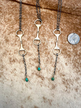 Load image into Gallery viewer, Silver Snaffle Lariat
