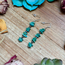 Load image into Gallery viewer, Blue Chip Turquoise Earrings
