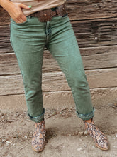 Load image into Gallery viewer, Green Machine Ankle Jeans
