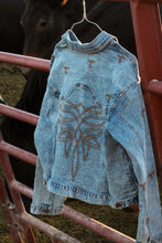 Load image into Gallery viewer, Stitched Up Denim Jacket
