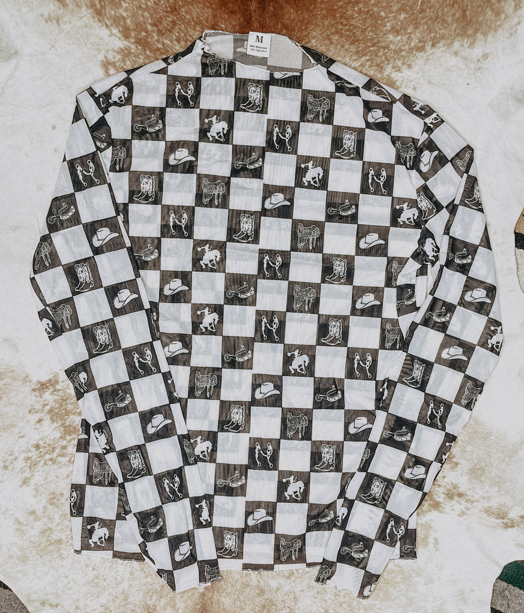 Cowboy Chess Mesh Top