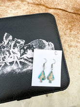 Load image into Gallery viewer, Blue Indigo Slab Earrings
