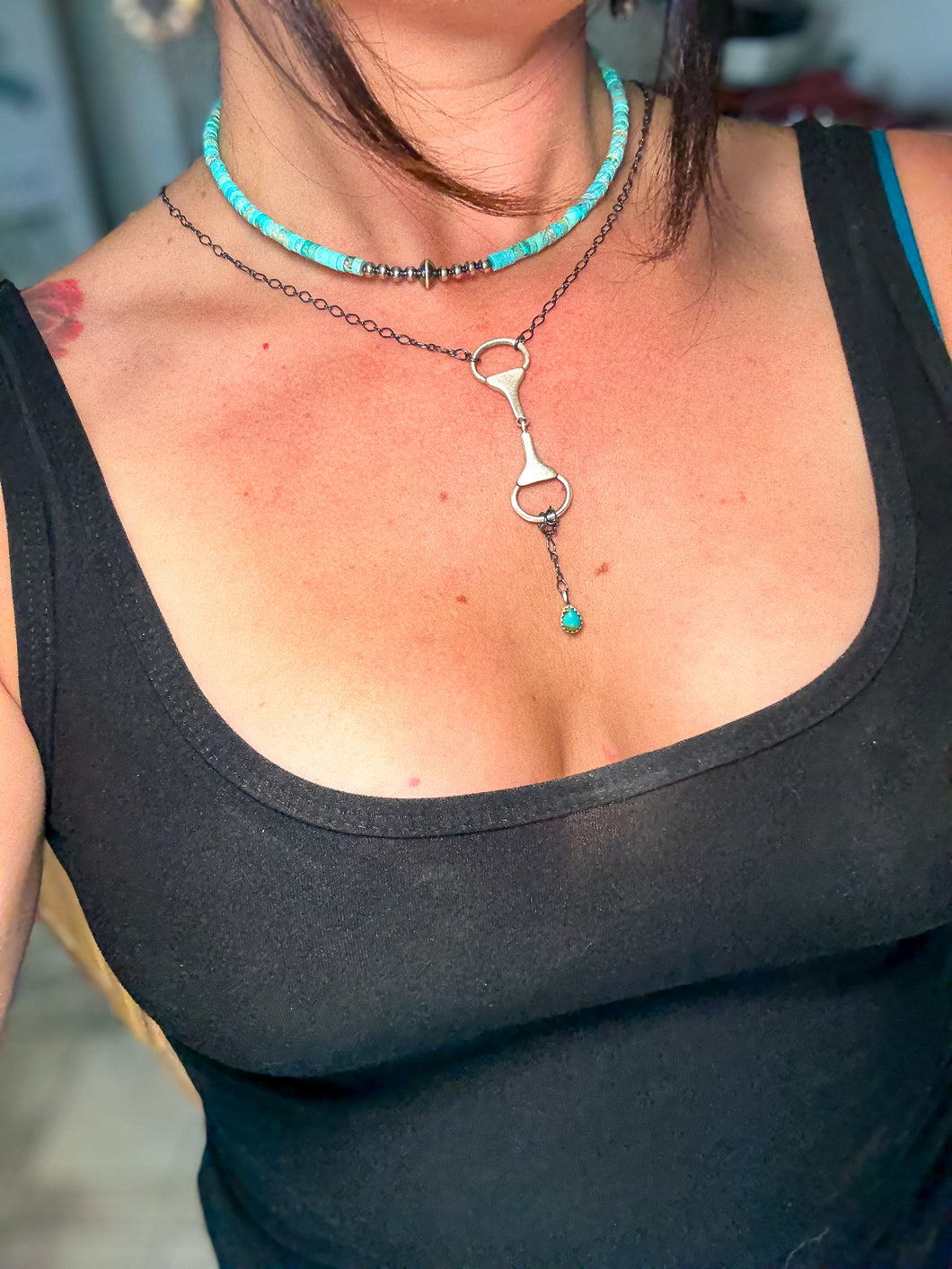 Silver Snaffle Lariat