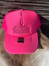 Load image into Gallery viewer, Boot Stitch Trucker Hat
