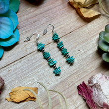 Load image into Gallery viewer, Blue Chip Turquoise Earrings
