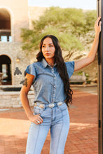 Load image into Gallery viewer, Skyline Mesa Denim Pearl Snap
