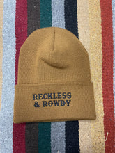 Load image into Gallery viewer, Reckless &amp; Rowdy Embroidered Beanie
