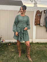 Load image into Gallery viewer, Remuda Tiered Ruffle Dress
