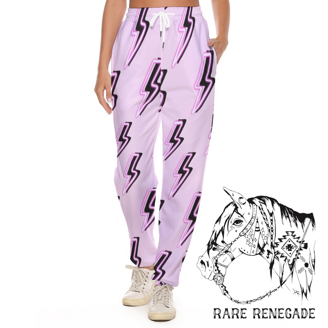 Pink Lighting Joggers