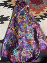 Load image into Gallery viewer, Purple and Paisley Wild Rag
