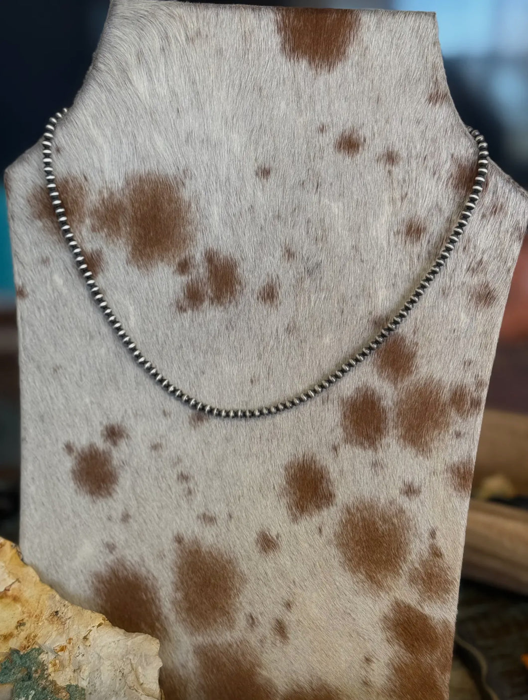 4mm 18” Sterling Pearl Necklace