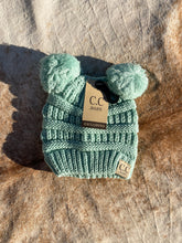 Load image into Gallery viewer, Baby Double Pom Beanie
