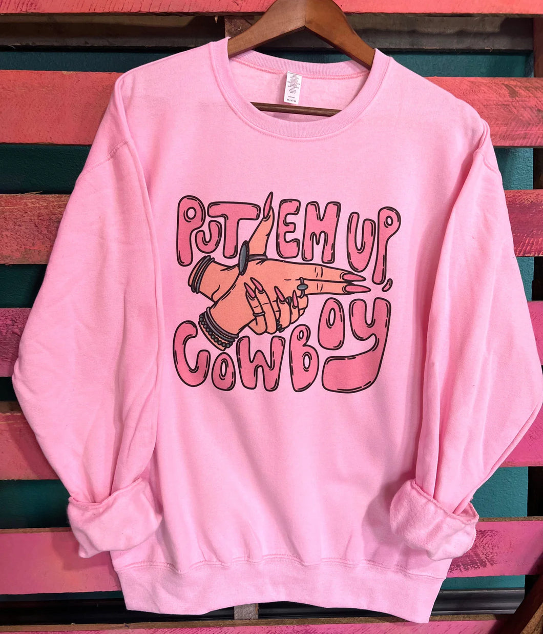 Put ‘em Up Cowboy Crewneck