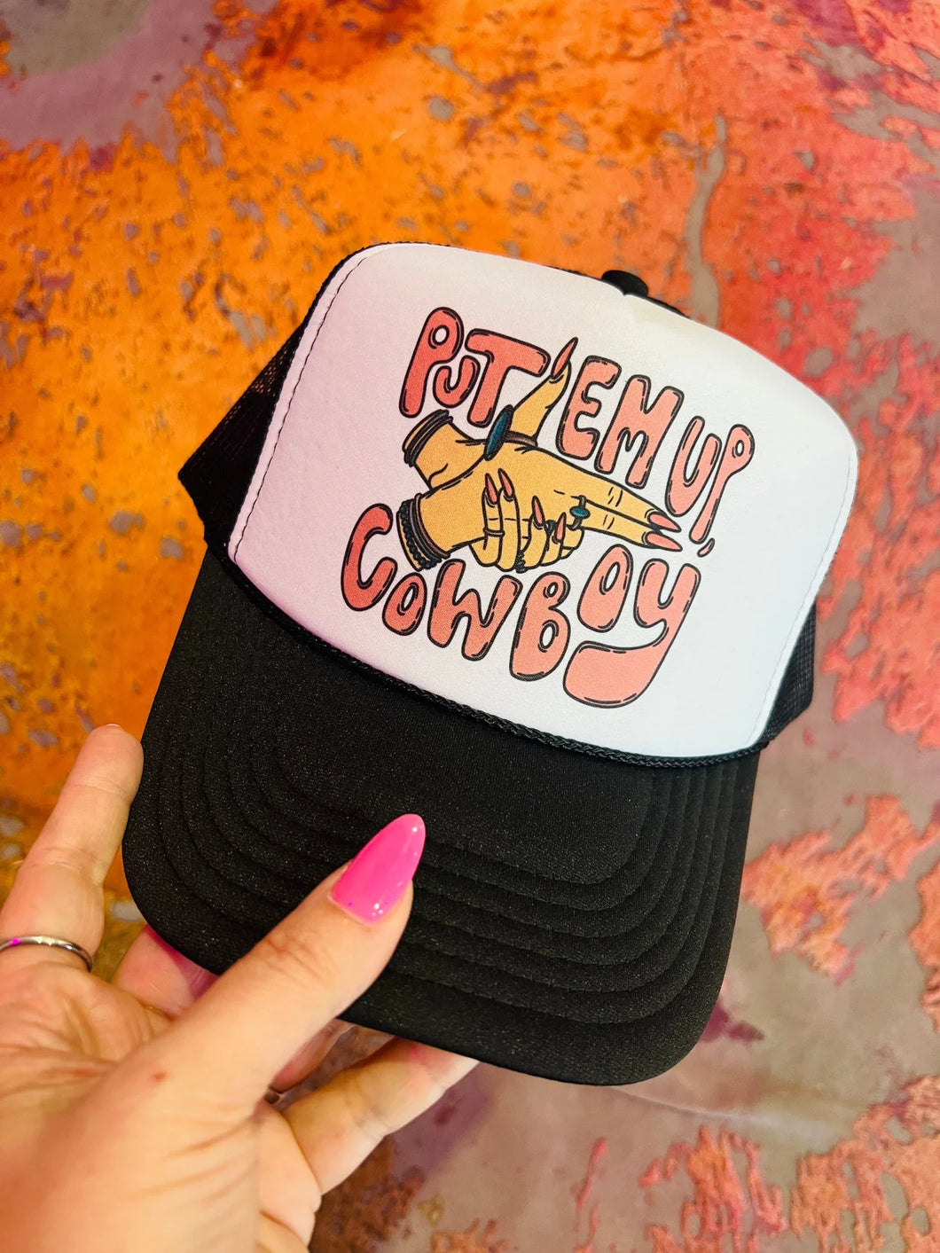 Put ‘em Up Cowboy Trucker Hat