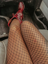 Load image into Gallery viewer, Rhinestone Fishnet Tights
