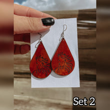 Load image into Gallery viewer, Leather horse earrings
