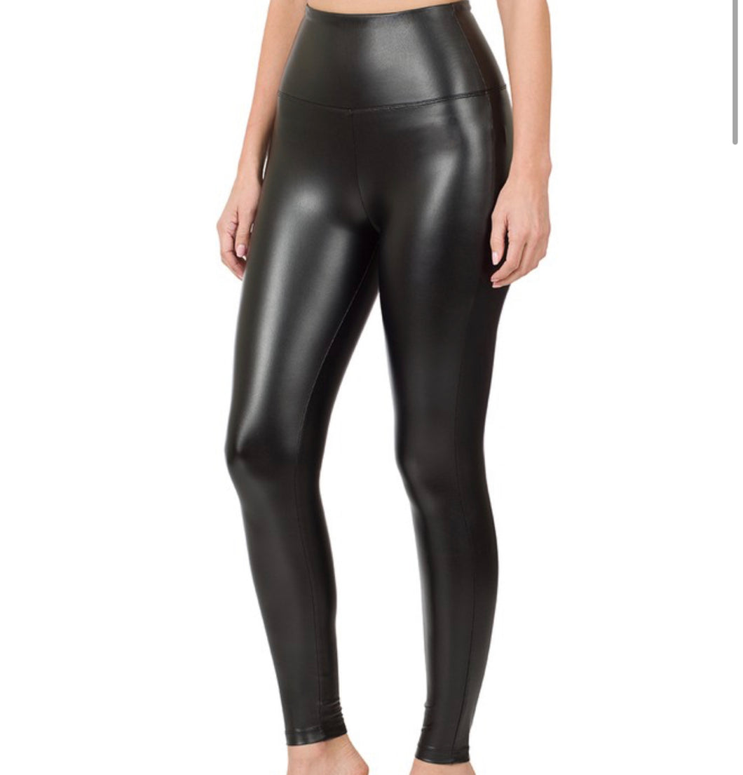 Faux Leather Leggings